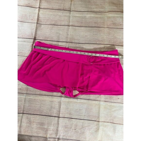 Lane Bryant Women's Hot Pink Swim Skirtini - 28 - Picture 5 of 10